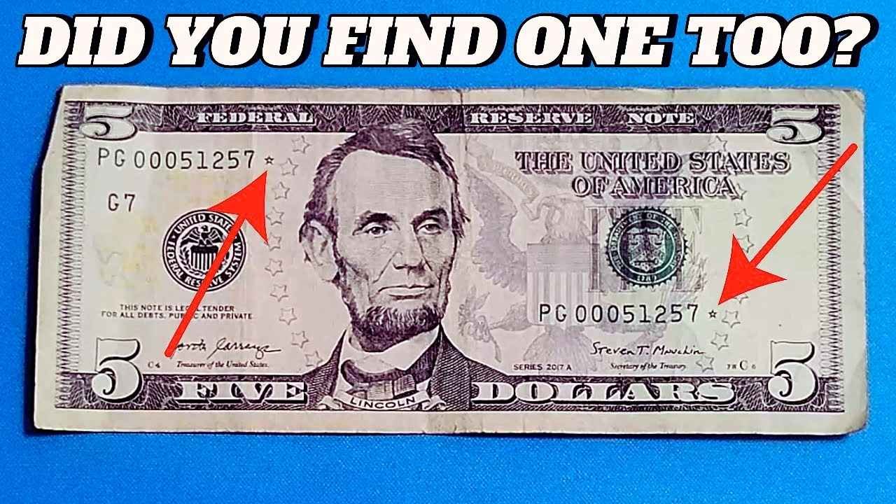 Rare $5 Star Note Could Fetch $60000